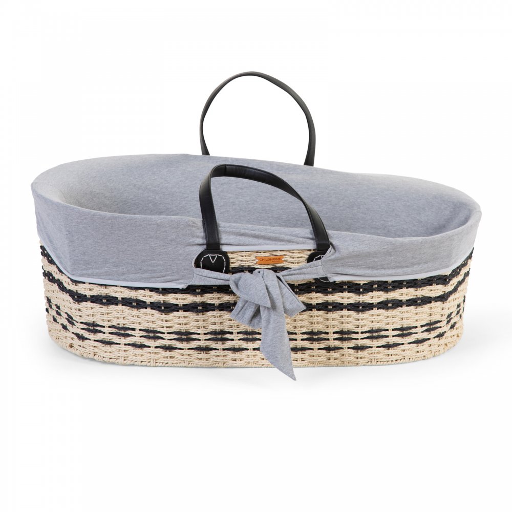 Childhome Moses Basket Cover Grey Moses Basket Olivers BabyCare
