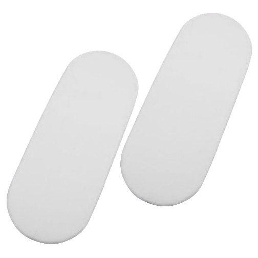 Cuddles Collection Plain Moses Basket Fitted Sheets White Olivers