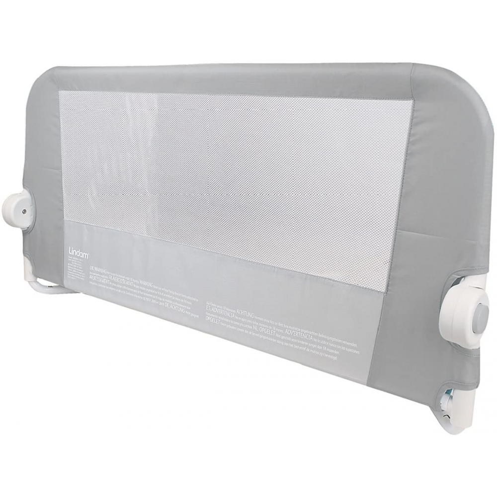 Lindam Easy Fit Bed Guard Grey Sleep Safety Munchkin