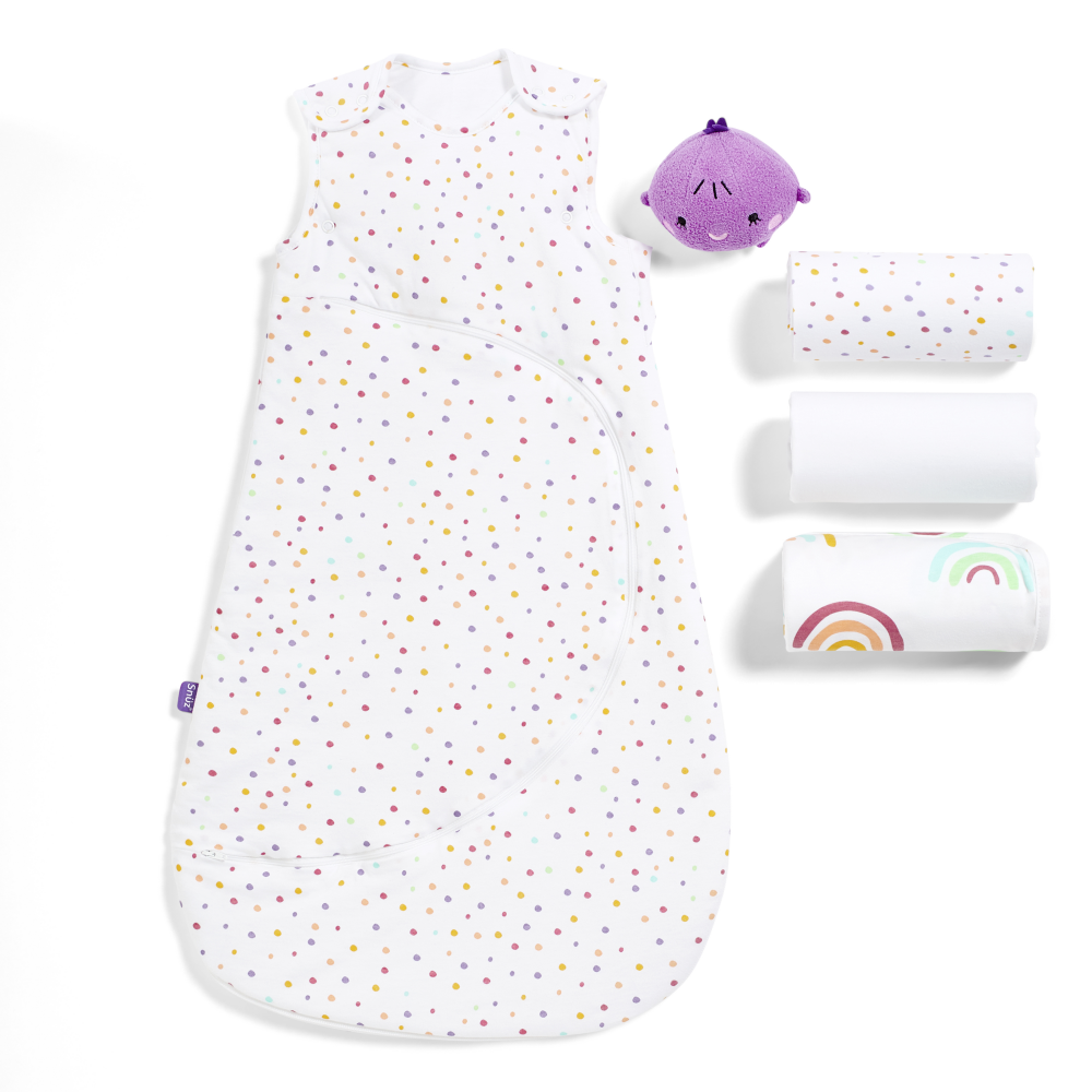 Snuz 3 Piece Crib Bedding Set Rainbow Olivers BabyCare