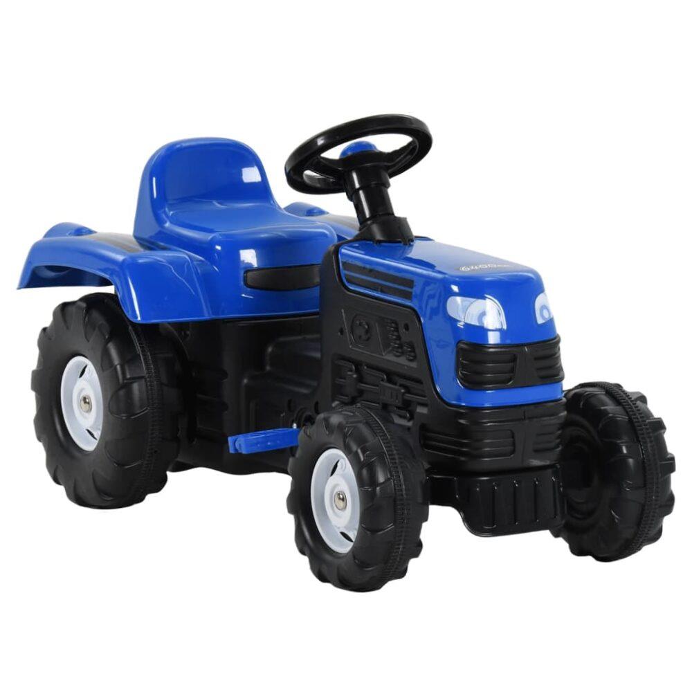 Tegmen Blue Kids Pedal Tractor Ride On Toy