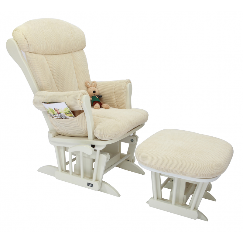 Tutti Bambini Rose Glider Chair and Stool Nursing Chair