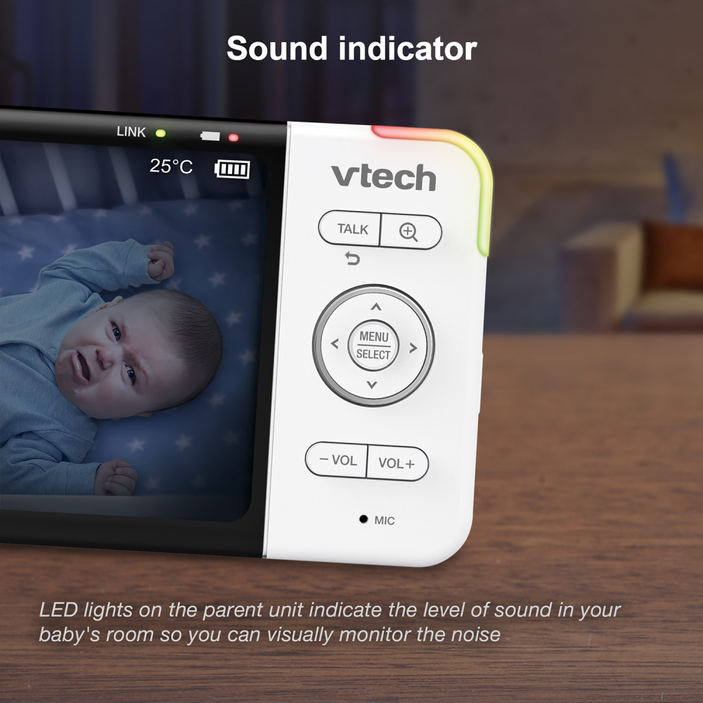 VTech RM5754HD 5 Inch Smart WiFi Enabled Video Baby Monitor