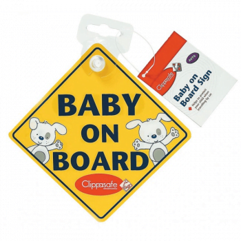 Clippasafe Baby On Board Warning Sign
