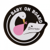 Dreambaby Adhesive Baby On Board Sign (2 Pack) - Pink 3