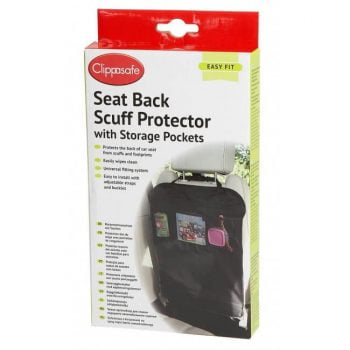 Clippasafe Seat Back Scuff Protector - Black 2