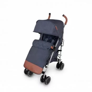 Ickle Bubba Discovery Max Stroller - Denim Blue/Silver
