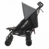 Obaby Twin Stroller Apollo - Black-Grey (Grey Hoods) 2