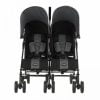 Obaby Twin Stroller Apollo - Black-Grey (Grey Hoods) 4