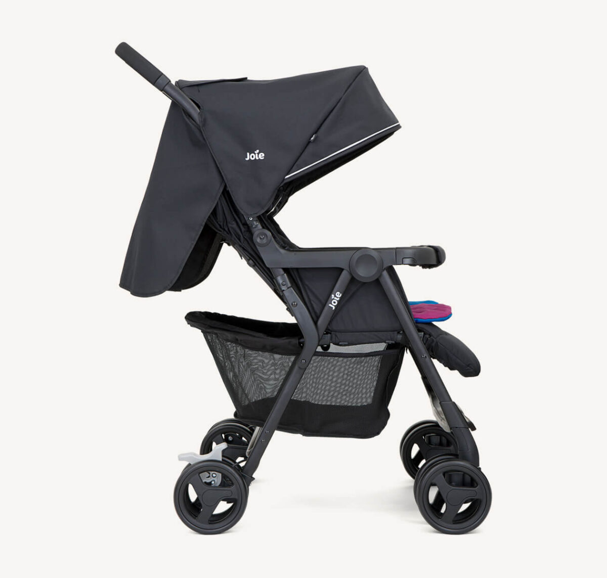 Joie Aire Twin Lightweight Double Stroller - Rosy & Sea - Image 4