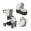 Tutti Bambini Arlo Chrome Travel System - Oatmeal