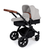 Ickle Bubba Stomp V3 All In 1 Travel System with ISOFIX Base - Silver On Black 16