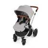 Ickle Bubba Stomp V3 All In 1 Travel System with ISOFIX Base - Silver On Silver 9