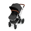 Ickle Bubba Stomp V3 All In 1 Travel System with ISOFIX Base - Graphite Grey On Silver 7