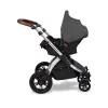 Ickle Bubba Stomp V3 All In 1 Travel System with ISOFIX Base - Graphite Grey On Silver 8