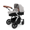 Ickle Bubba Stomp V3 All In 1 Travel System with ISOFIX Base - Silver On Silver 13