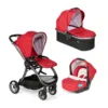 Tutti Bambini Arlo Chrome Travel System - Poppy