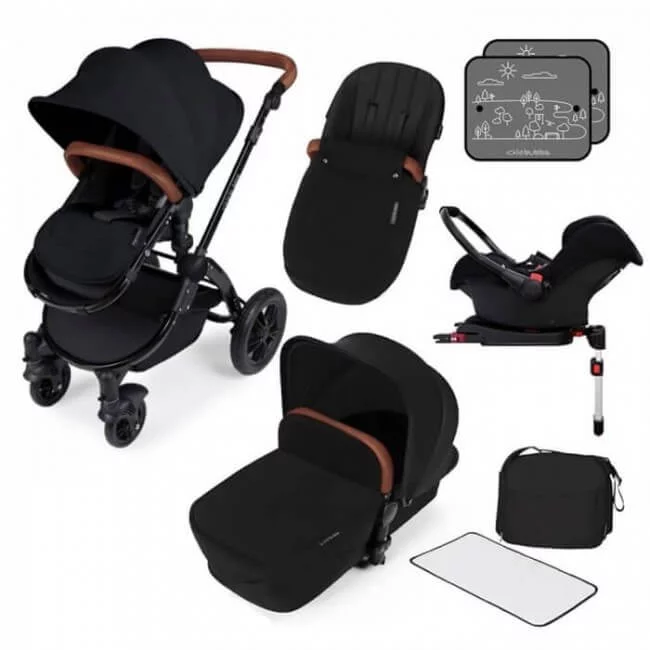 Ickle Bubba Stomp V3 Travel System Black Pram Olivers BabyCare