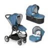 Tutti Bambini Arlo Charcoal Travel System - Midnight Blue