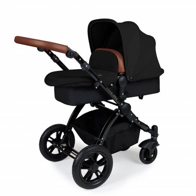 Ickle Bubba Stomp V3 Travel System Black Pram Olivers BabyCare