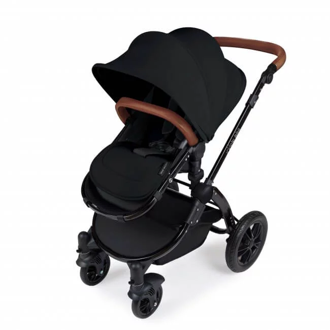 Ickle Bubba Stomp V3 All In 1 Travel System with ISOFIX Base - Black on Black - Image 4