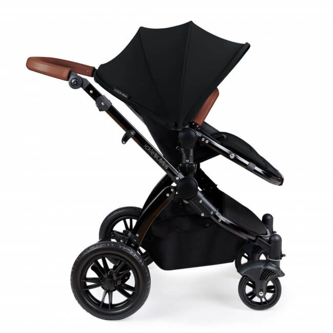 Ickle Bubba Stomp V3 All In 1 Travel System with ISOFIX Base - Black on Black - Image 5