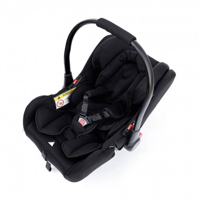 Ickle Bubba Stomp V3 All In 1 Travel System with ISOFIX Base - Black on Black - Image 9