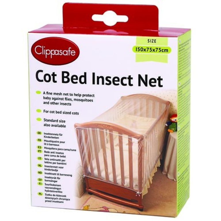 Clippasafe Cot Bed Insect Net in Cot Bed Size Olivers BabyCare