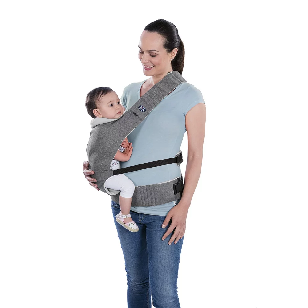 Chicco Myamaki Baby Carrier Grey Stripes Multi Position Carrier