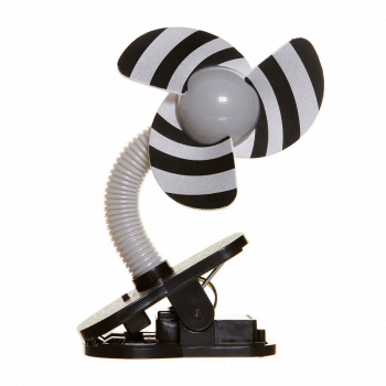 Dreambaby Portable Stroller Fan – Black & Grey