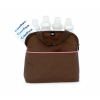 JL Childress Multipurpose 4 Bottle Cooler - Cocoa & Pink