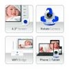 Luvion Supreme Wi-Fi Connect Video Baby Monitor & Wi-Fi Bridge 6