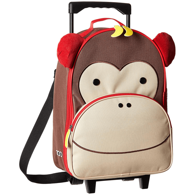 Skip Hop Zoo Rolling Luggage - Monkey - Olivers BabyCare