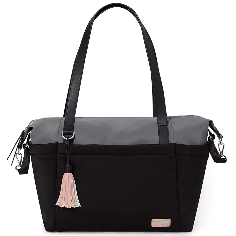 Skip Hop Nolita Tote Changing Bag Grey Black Olivers BabyCare