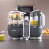 BabyMoov Nutribaby Plus Food Processor- Industrial Grey 1