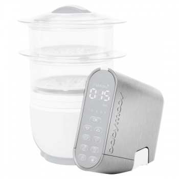 Babymoov Nutribaby Food Processor Cover – Brushed Aluminium 1