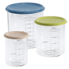 Beaba Set of 3 Conservation Jars - Assorted Colours 1