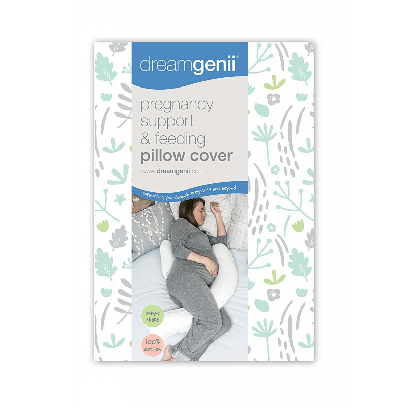 Dreamgenii Pregnancy Pillow Cover Grey Green Olivers BabyCare