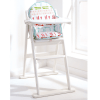 East Coast Folding Wooden High Chair - White