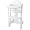 East Coast Multi-Height Wooden Highchair - White