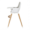 Koo-Di Duo Wooden Highchair - Grey and Beech 2
