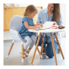 Koo-Di Duo Wooden Highchair - Grey and Beech 5