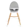 Koo-Di Duo Woodlen Highchair - Front View