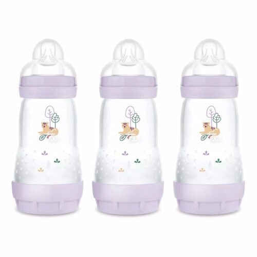 MAM Easy Start Anti-Colic Bottle 260ml 3 Pack - Girl – Design May Vary