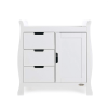 Obaby Stamford Sleigh Closed Changing Unit - White