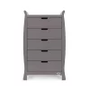 Obaby Stamford Tall Chest of Drawers - Taupe Grey