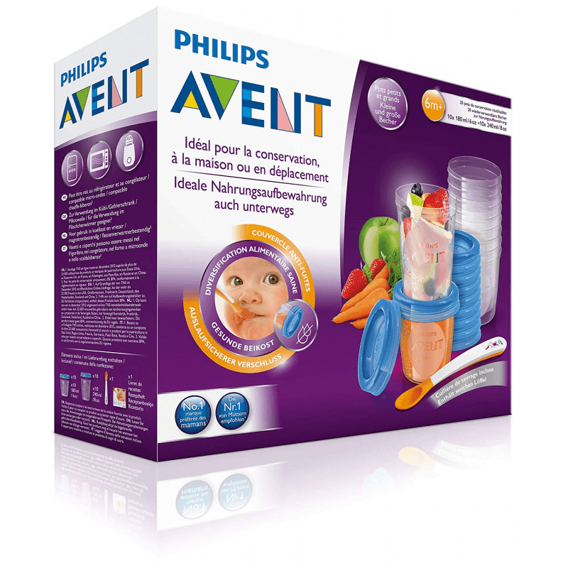 Avent baby food sales storage