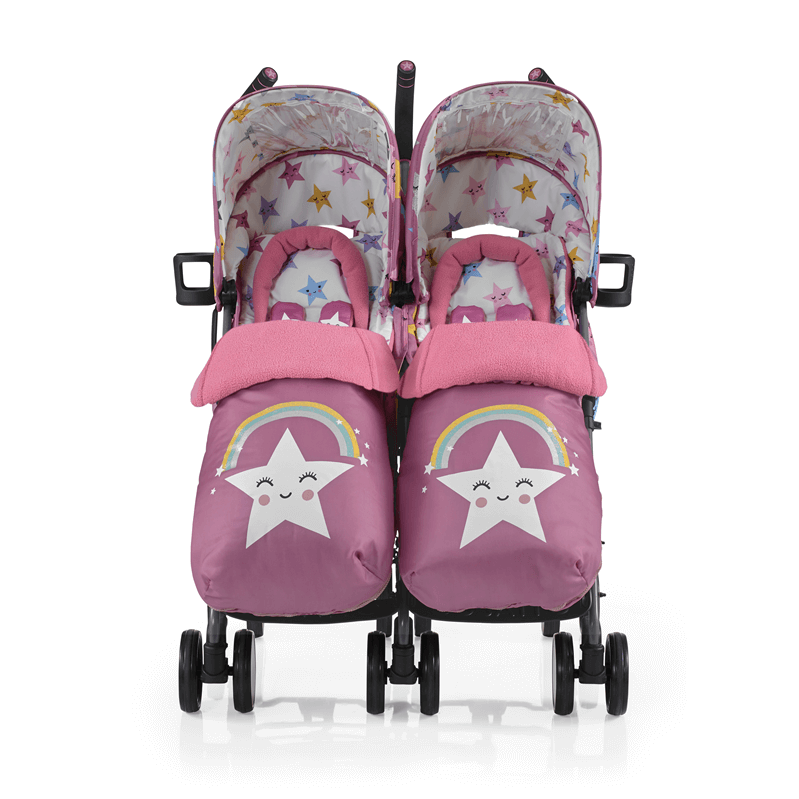 cosatto double stroller stars