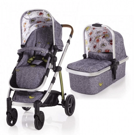 Cosatto Wow Pram and Pushchair - Dawn Chorus Multicoloured / Blue Unisex