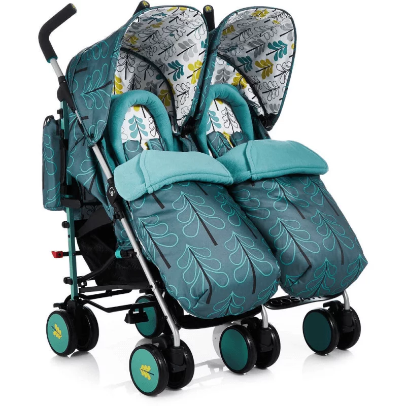 Cosatto Supa Dupa Twin Stroller Double Bouggy Tandem Pushchair